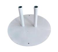 Amagogo Support de présentation de Poteau de Fleur Base de Support de Fleur Support de Fleur Debout Arrangement de Fleur pour Grandes Fleurs sur Pied Salon, Deux Trous