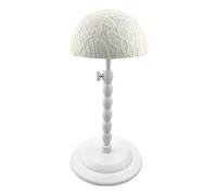 Amagogo Support de Rangement pour Tête de Mannequin Portable pour Coiffure, Séchage, Présentation de Postiches, Styliste Débutant, Jaune Beige