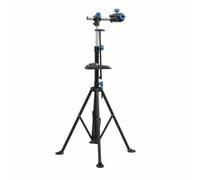 Amagogo Support de Réparation Vélo Renforcé Pince Rotative Blocage Trépied Élargi Plateau Rangement Outils Réglage Hauteur Doux Acier 50kg Adapté au Bricolage Entretien Nettoyage Complet