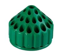 Amagogo Support de support de tête de broyage, conteneur d'affichage de polissage, support de bit d'outil de sculpture, organisateur de bits d'outils de, Vert Foncé