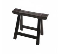 Amagogo Support Zither en Bois Massif avec Structure Professionnelle et sign Traditionnel pour Instrument à Cors Chinois avec Posture Confortable pour Pratique au Sol, Noir, 25CM