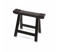 Amagogo Support Zither en Bois Massif avec Structure Professionnelle et sign Traditionnel pour Instrument à Cors Chinois avec Posture Confortable pour Pratique au Sol, Noir, 30CM