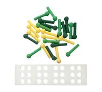 Amagogo Tableau d'apprentissage pour la pratique du braille pour les aveugles, robuste, portable, compact, pour enfants, adultes, enfants,