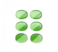 Amagogo Tampon Amortisseur de Batterie Pastille Gel Silicone Réutilisable Lavable Neutralisation des Surtons Protection des Peaux sans Adapté à la Pratique Studio Scène, Vert