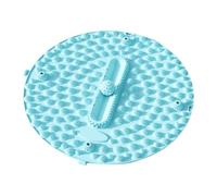 Amagogo Tapis d'acupression pour massage des pieds, 55 cm de diamètre, léger et facile à nettoyer, idéal pour l'entraînement des travailleurs, Bleu
