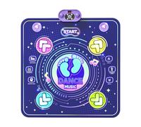 Amagogo Tapis de danse électronique avec lumières LED, rythme et musique intégrés, pour enfants de 6 ans et plus.