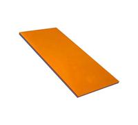 Amagogo Tapis d'eau, Matelas de Salon, Radeau Flottant de Piscine, Chaise Longue insubmersible, Couverture d'eau pour Piscine, fête, été, Orange Bleu