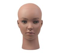 Amagogo Tête de mannequin, tête de poupée chauve manne