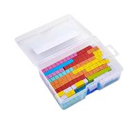 Amagogo Tiges Numériques En Bois Numéro de Mathématiques Rodons Comptant Les Bâtons, Mathématiques En Mathématiques D'apprentissage Précoce, pour Les Fournitu, 74 pièces