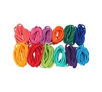 Amagogo Tissage de boucles de métier à tisser, recharges de boucles de maniques, boucles de tissage multicolores pour enfants, 12 couleurs 192PCS