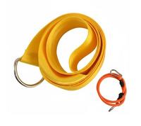 Amagogo Training Exerciser Ceinture de Rotation Bande de Résistance Sangle de Hanches Kit d'Entraînement Matériau Latex Naturel et Nylon Maintien Stable et, Jaune Clair