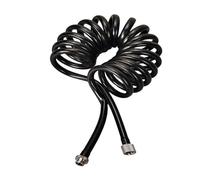 Amagogo Tuyau d' d'air flexible, raccords rapides et faciles à utiliser, ressort hélicoïdal en PU, 70,87 pouces