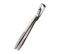 Amagogo Tweezer en alliage en titane pour les femmes et les hommes enlèvement des gadgets faciles à tenir une pince à survivre à la pinceau pour le camping, 77mm