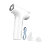 Amagogo Ventilateur de moteur, dépoussiéreur, petit souffleur de poussière, turboréacteur, puissant turboréacteur pour hôtel, femmes, hommes, salon, peinture, Blanc