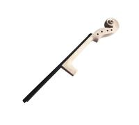 Amagogo Violin Fingerboard Manche de Violon Touche Ébène Volute Sculptée Boîte à Chevilles Ensemble Prêt pour Personnalisation Bois Érable et Ébène Suitable, 3/4