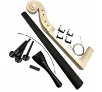 Amagogo Violoncelle Industriel Ensemble Pièces Violoncelle Kit Réparation Réglage Entretien avec Jeu de Chevilles Touche Cordier Tendeurs Cordes en Bois Poli, 3/4