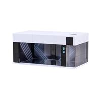 Amagogo Vitrine de scène de Parking 1/64, Voiture moulée sous Pression, Garage éclairé pour Mini véhicules, Blanc