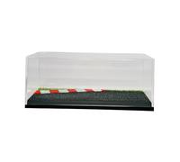Amagogo Vitrine pour Voiture Miniature 1/64, scène de Parking, Couvercle Anti-poussière, Diorama, Circuit de Course pour Figurines Miniatures