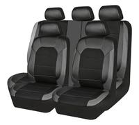 AMAIR Ensemble de Housses Siège Auto pour Peugeot 308 308 II (T9) 2016 2017 2018 2019,Respirant Antidérapant Housse de Siege Voiture,A/Black