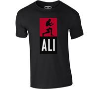AmAirArT Ali T-Shirt Muhammad Boxing Legend Black L