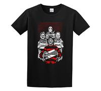 AmAirArT Horror Ink Red Men's Retro T-Shirt Black XL