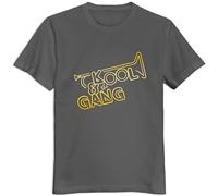 AmAirArT Men's Kool and The Gang T Shirt Grey L