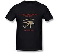 AmAirArT Over Men's The Alan Parsons Project T-Shirt Lovely and Interesting Black L