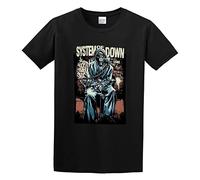 AmAirArT System of The Down SOAD Mask NTS T-Shirt for Men Tee Black L
