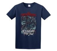 AmAirArT The Offspring Coming for You Art Poster Vintage T Shirt for Men Navy L