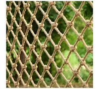 AMAKAA Filet tissé à la Main, Filet de Corde, Filet de sécurité, Largeur de Maille 10 cm, épaisseur de Corde 6 mm, différentes Tailles sont Disponibles (1x2m)