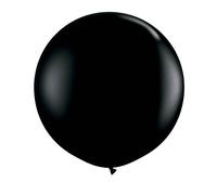 Amakando Ballons de baudruche gigantesque - Noir | Ballon géant 90 cm | Décoration pour fête Anniversaire | Ballon Gonflable XXL