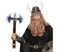 Amakando Hachette Double Hache Gonflable 70 cm Merlin à gonfler cognée Marteau de Guerre cognée à gonfler Hache de Viking