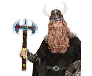 Amakando Hachette Double Hache Gonflable 70 cm Merlin à gonfler cognée Marteau de Guerre cognée à gonfler Hache de Viking