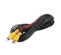 AMAKO Câble d'Extension pour Caméra de Recul, 6 Mètres 19,68 Pieds Mâle à Femelle, avec Fil de Détection, Universel pour la Plupart des Véhicules, Durable Caoutchouc et Métal