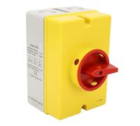 AMAKO Interrupteur De DéConnexion Solaire 4P 415V 25A IP66, Isolateur PV Durable pour SystèMes Solaires ExtéRieurs, Camping Cars, Navires Domestiques