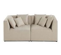 Amalfi - canapé modulable 2 places - en tissu - Beige