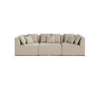 Amalfi - canapé modulable 3 places - en tissu - Beige