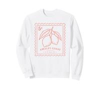 Amalfi Coast Italy Tampon de Voyage rétro Citron Citron Sweatshirt