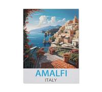 Amalfi, Italie，Puzzle, 1000 Pièces De Puzzle pour Adultes, Miracle De Puzzle Impossible, Jouet De Puzzle Éducatif pour Enfants（75x50cm）-K9