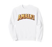 Amalfi, Italie, Voyage côtier rétro, Ambiance Estivale Italienne Sweatshirt
