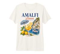 Amalfi Lemon Aperitivo Vacances sur la côte Italienne T-Shirt Haut de Gamme