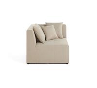 Amalfi - module d'angle réversible - en tissu - Beige