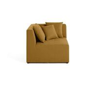 Amalfi - module d'angle réversible - en tissu - Jaune