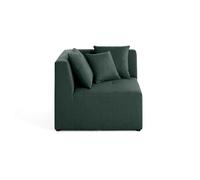 Amalfi - module d'angle réversible - en tissu - Vert