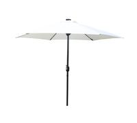 Parasol droit rond led Ø 2,66 m écru AMALFI