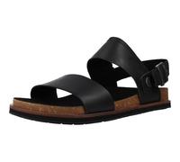 Sandale plate - TIMBERLAND AMALFI VIBES 2 BAND - Noir - Cuir - Talon plat 46