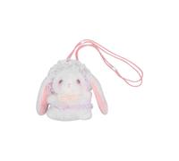Amamcy Sac à bandoulière en peluche pour femmes et filles, petit animal duveteux, poupée panda tigre en peluche, sac à main mignon, Lapin rose, One Size