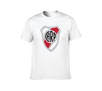 Amanda Beltran Escudo Del Club River Plate Fans Mens Short Sleeve White XXL