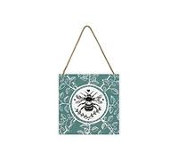 Amanda Colville Little Bee Bloc de bois, Multicolore, 20 x 20 cm