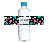 Amanda Creation Lot de 20 étiquettes autocollantes étanches pour bouteille d'eau sur le thème de la danse sur le thème de la danse sur le thème de la danse, 4,4 x 21,6 cm